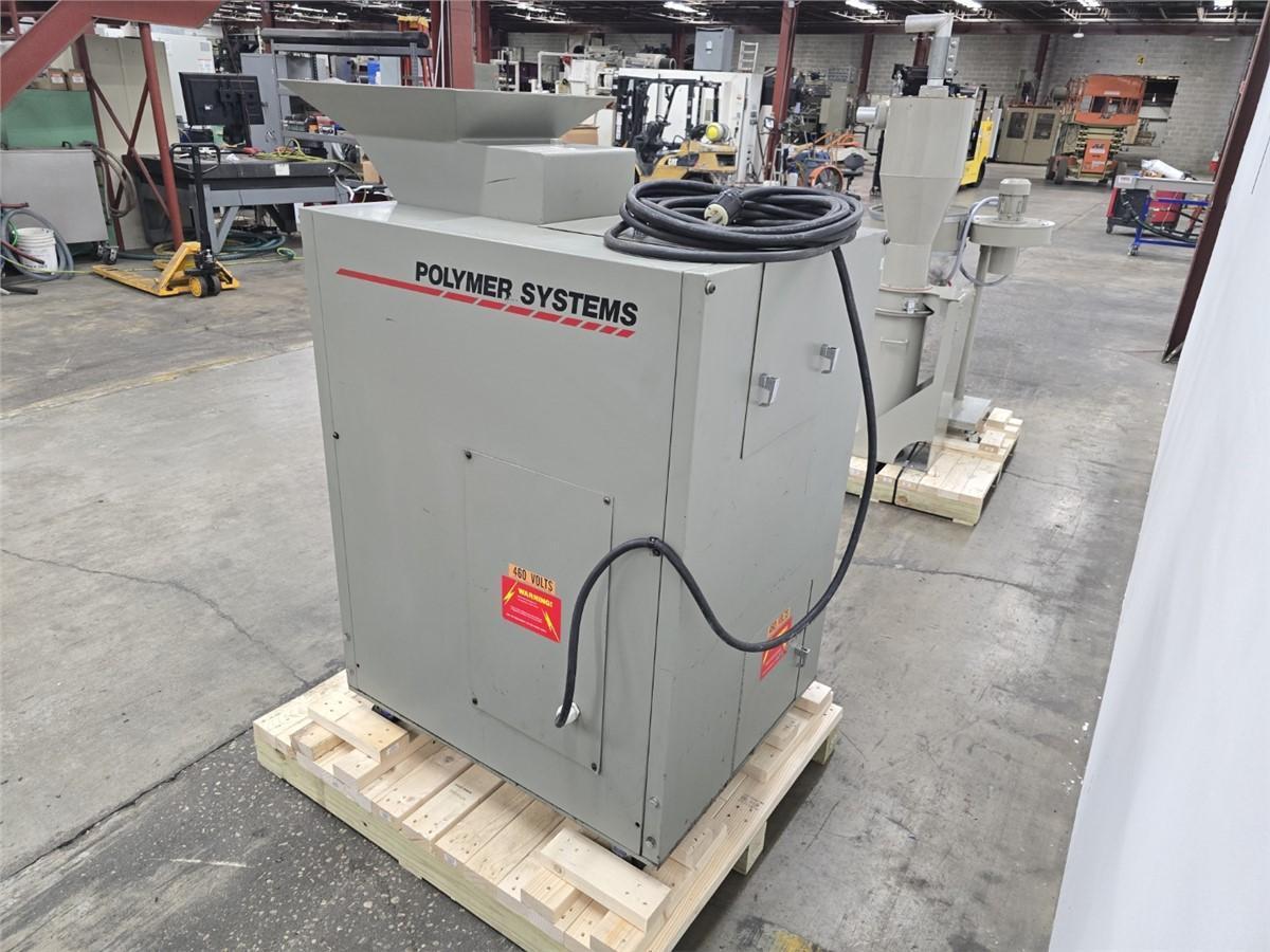 Polymer Systems Used 912 E SIL Granulator, 5 HP, 9" x 12"