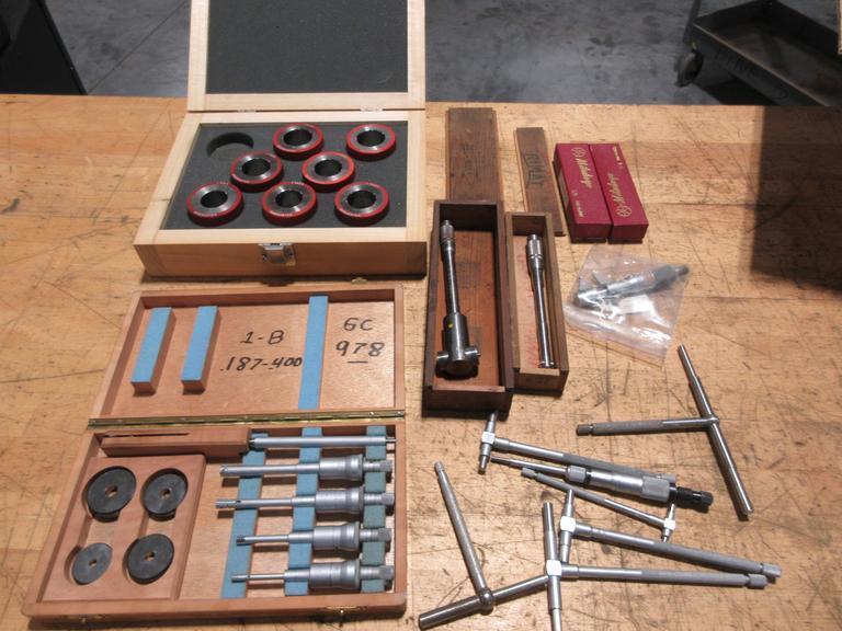 Etalon Small Hole Bore Guage Set .187" -.400", Assorted Telescoping Hole Guages, SPI Master Ring Guages- Auction Item