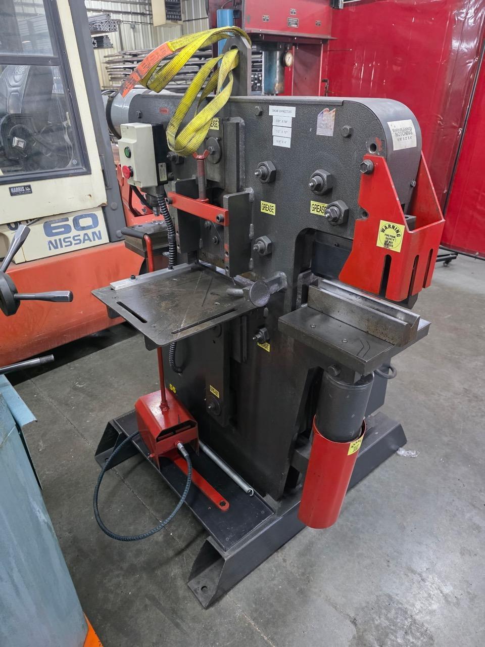 55 Ton Edwards Jaws IV Hydraulic Ironworker-Press Brake Attachment, Tooling Included