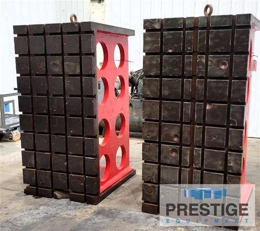 72" x 36" x 43.5" T-Slotted Angle Plates, Qty 2