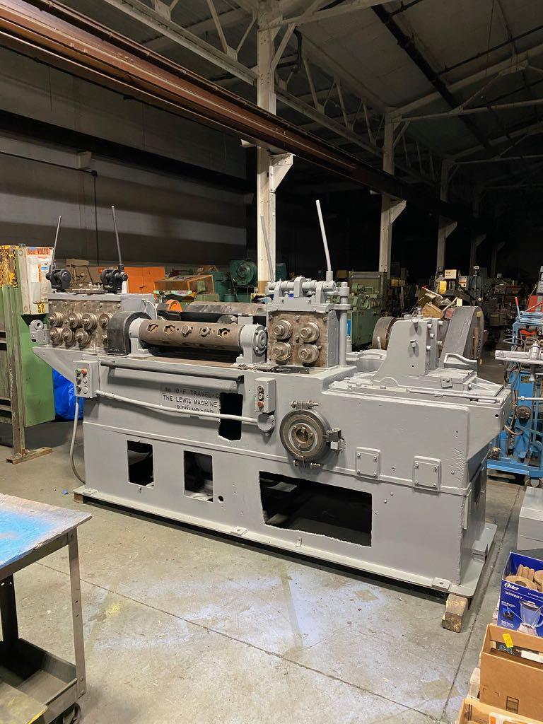 5/8" Lewis Model 10-F Wire Straightening and Cutting Machine