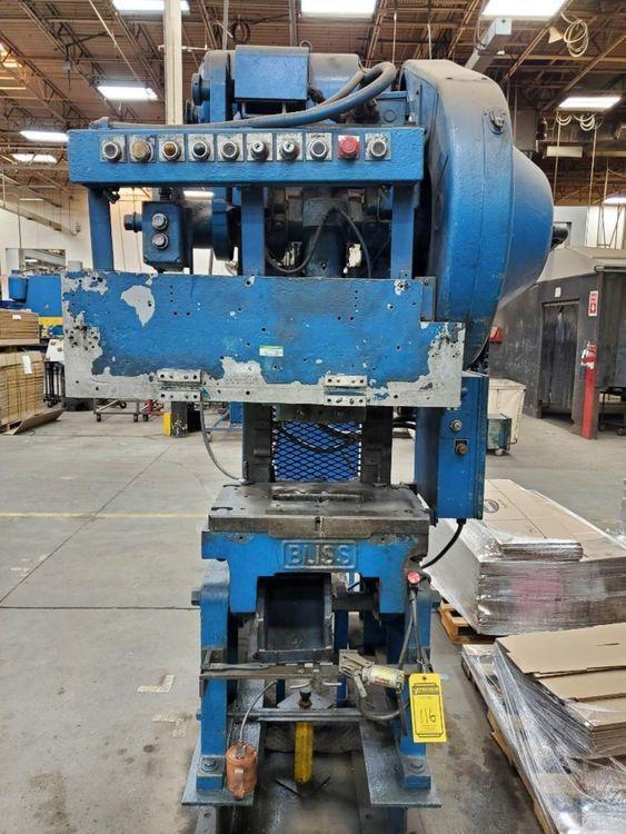 22 Ton Bliss OBI Flywheel Press