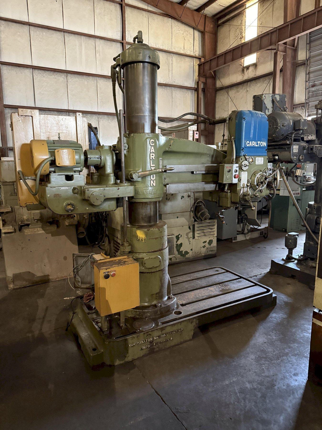 USED, 3' 11" CARLTON MODEL model 1A RADIAL ARM DRILL