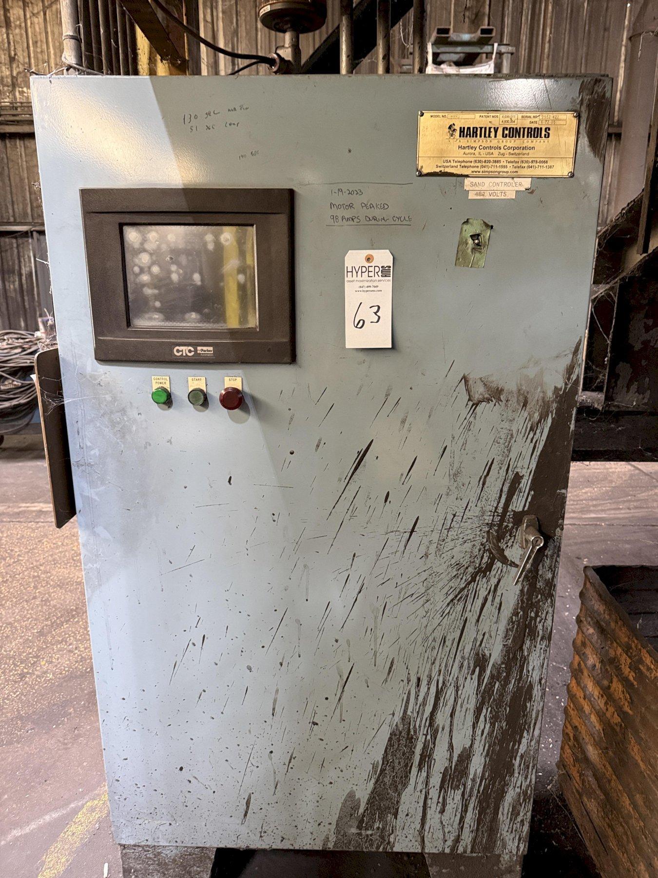 2005 Hartley model 18MK2 compactability test unit and controls s/n 2552-422