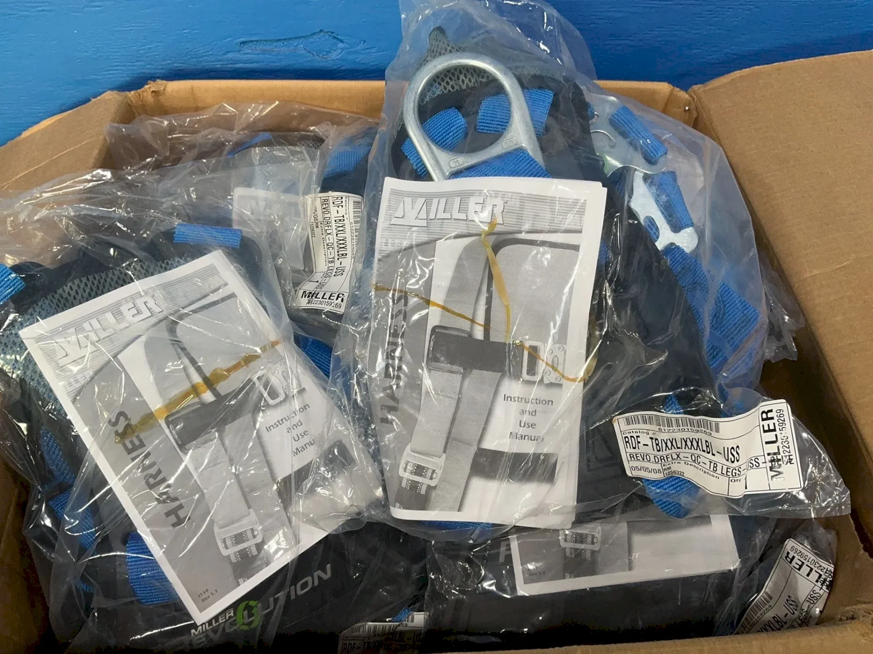 MILLER 2X - 3X LARGE HARNESSES  -  RDF-TB/XXL/XXXLBL-USS