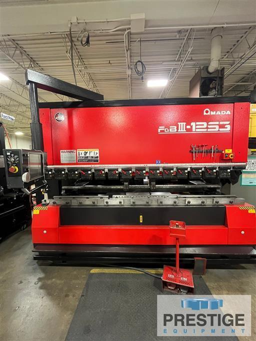 138 Ton Amada 7-Axis FBD-III-1253 NT Hydraulic Upacting CNC Press Brake