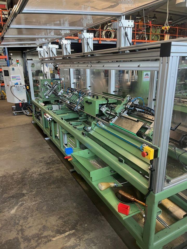 Amba model DD350II Automatic Spoke Reducing/Swaging Machine