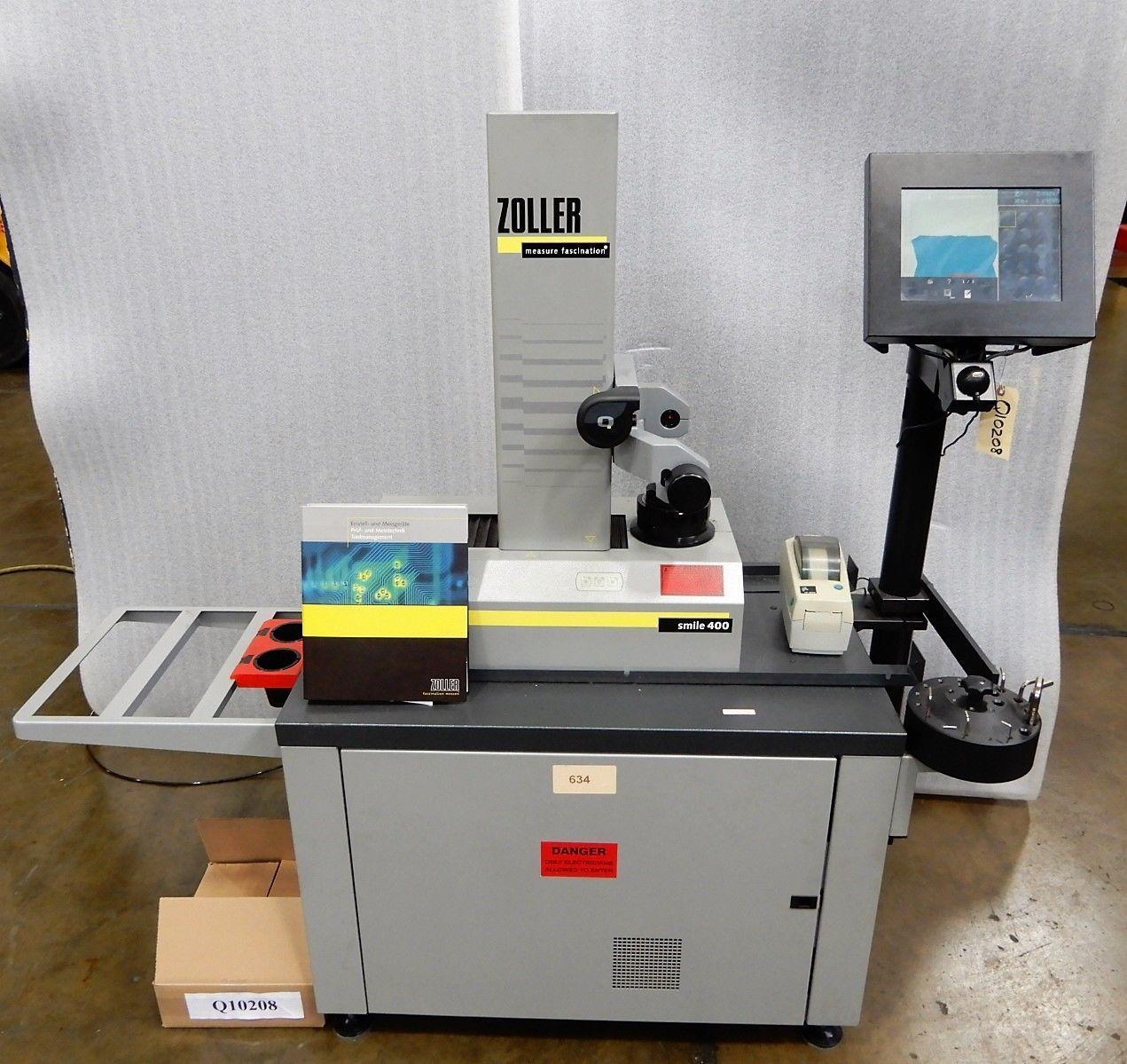 ZOLLER SMILE 400 TOOL PRESETTER, Zoller Touch Screen Control, Zoller Pilot 2 Software, Z-Axis = 15.7", X-Axis = 8.3", New 2009.
