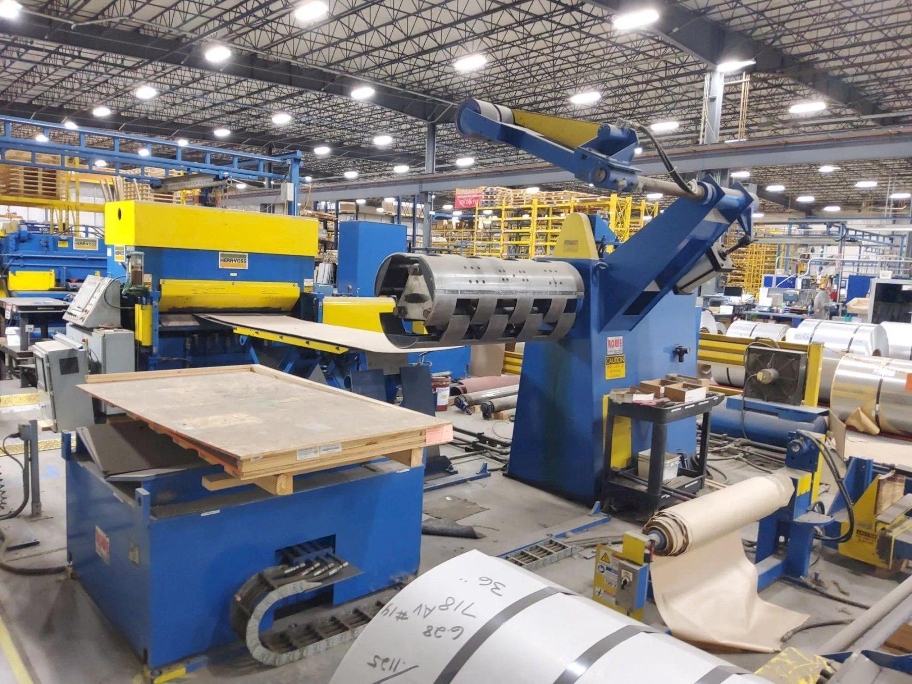 48" X .080"  20,000LBS  Herr Voss/ Rowe Cut to Length Line