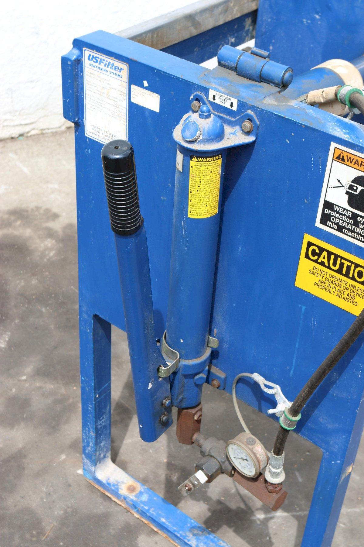 20 PLATE SIEMENS DEWATERING SYSTEMS FILTER PRESS: STOCK #70476