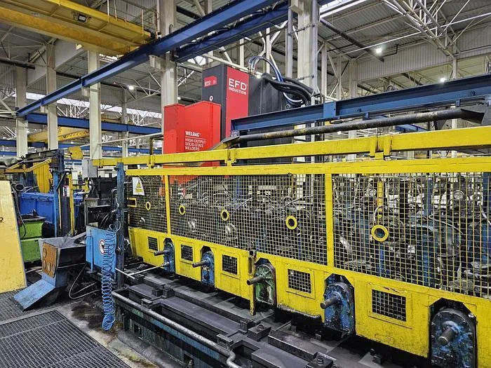 4" x .250" Oto Mill Rafted Tube Mill Line with MAIR Packaging Line