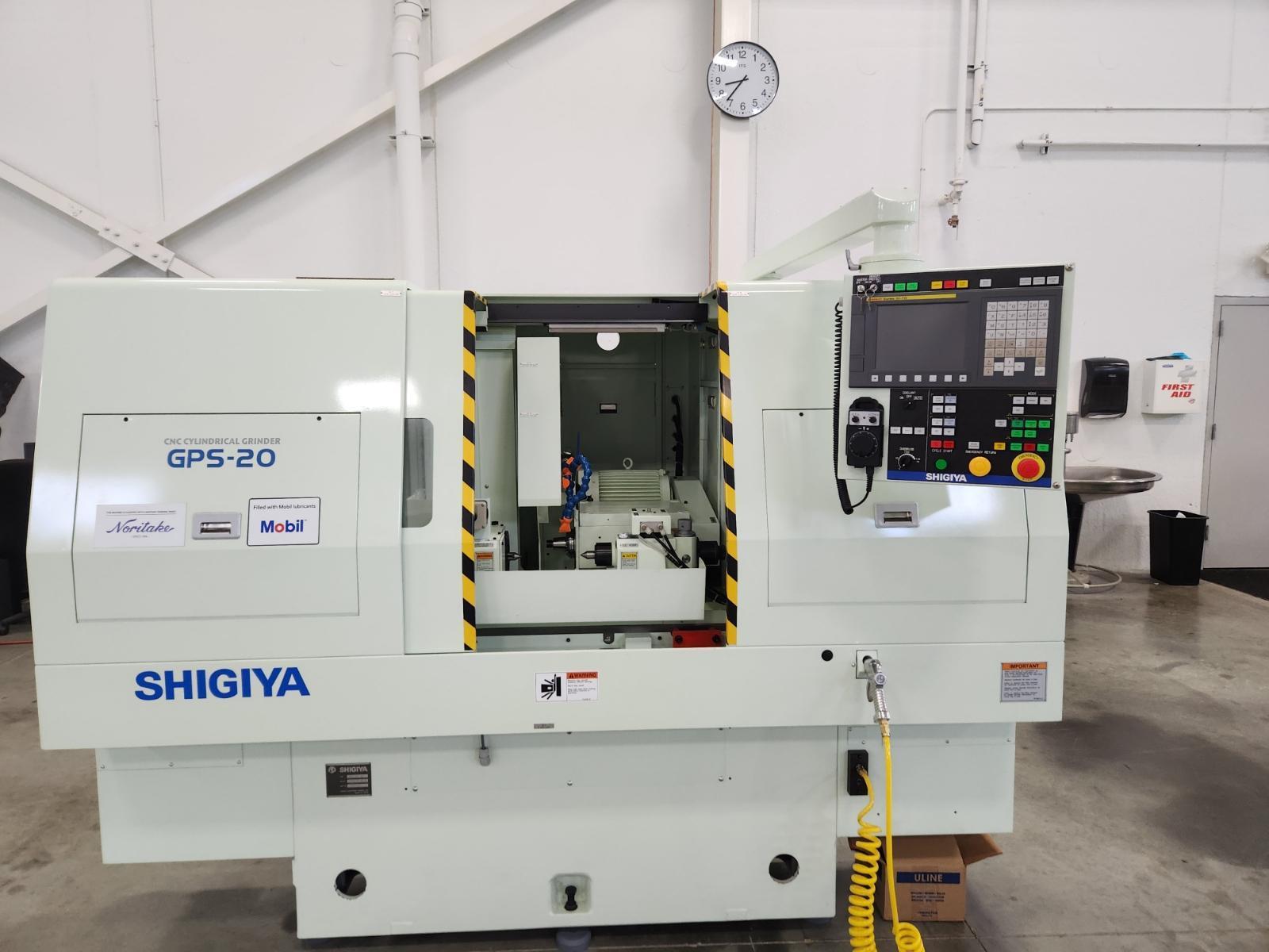NEW SHIGIYA GPS-20-50 CNC CYLINDRICAL GRINDER WITH FANUC 0I-T CONTROLS