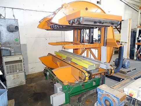 SWEED PANEL TURNER SYSTEM W/ INFEED TRANSFER AND OUTFEED