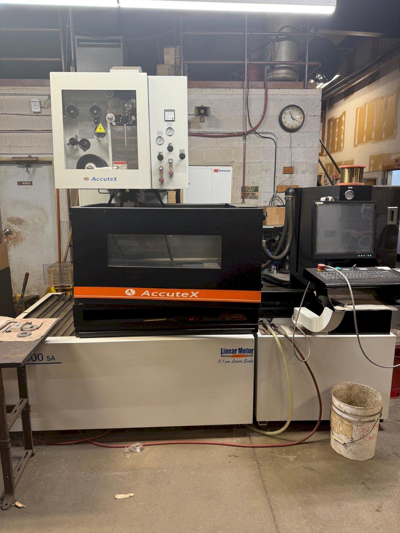 ACCUTEX Model AL-600SA High Precision Submerged Type Wire EDM Machine, New 2018.