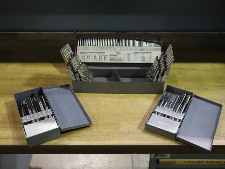 Huot Indexes: (2) Reamer Indexes 1-16" - 1/2"; (1) Drill Index: Lettered, Fractional, Decimal Drills- Auction Item