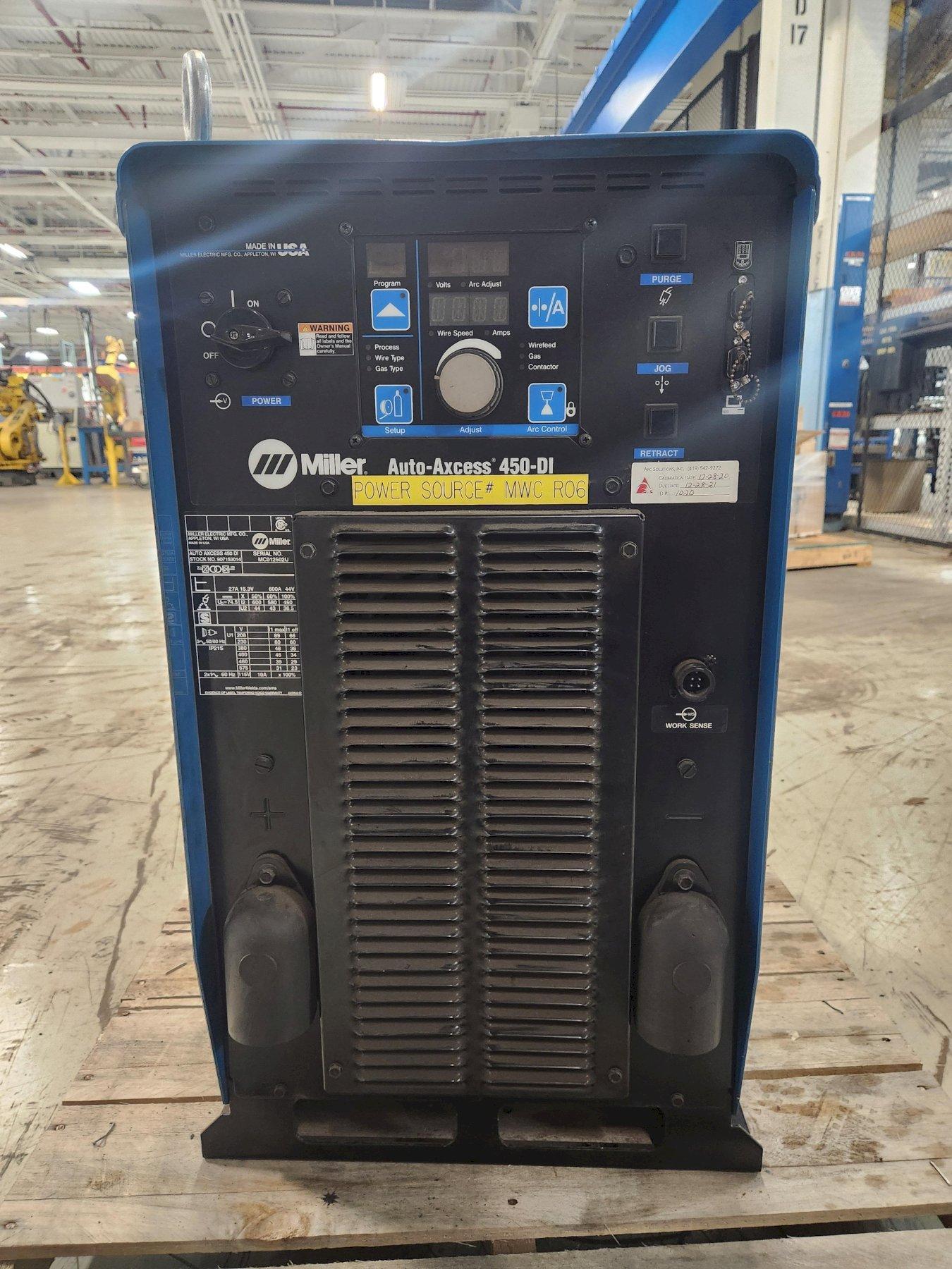 MILLER AUTO AXCESS MODEL 450 DI USED WORKING WELDERS