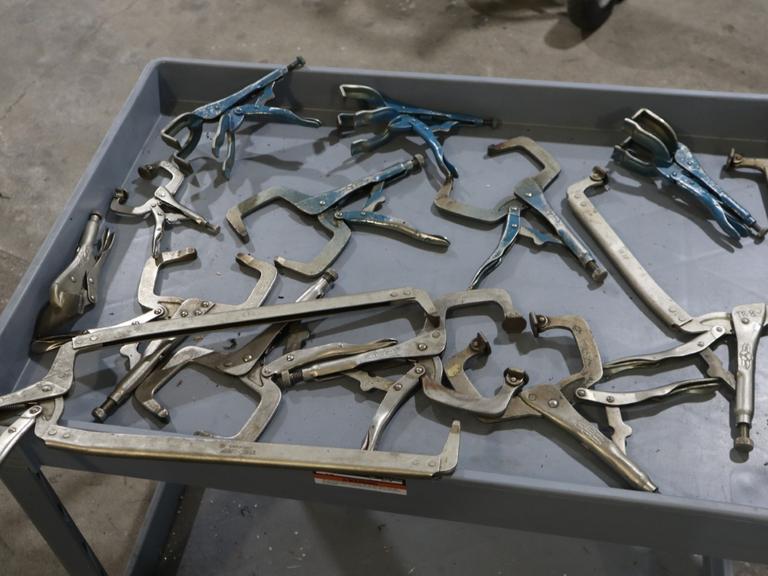 Vise Grips Clamps, Assorted Types and Sizes- Auction Item