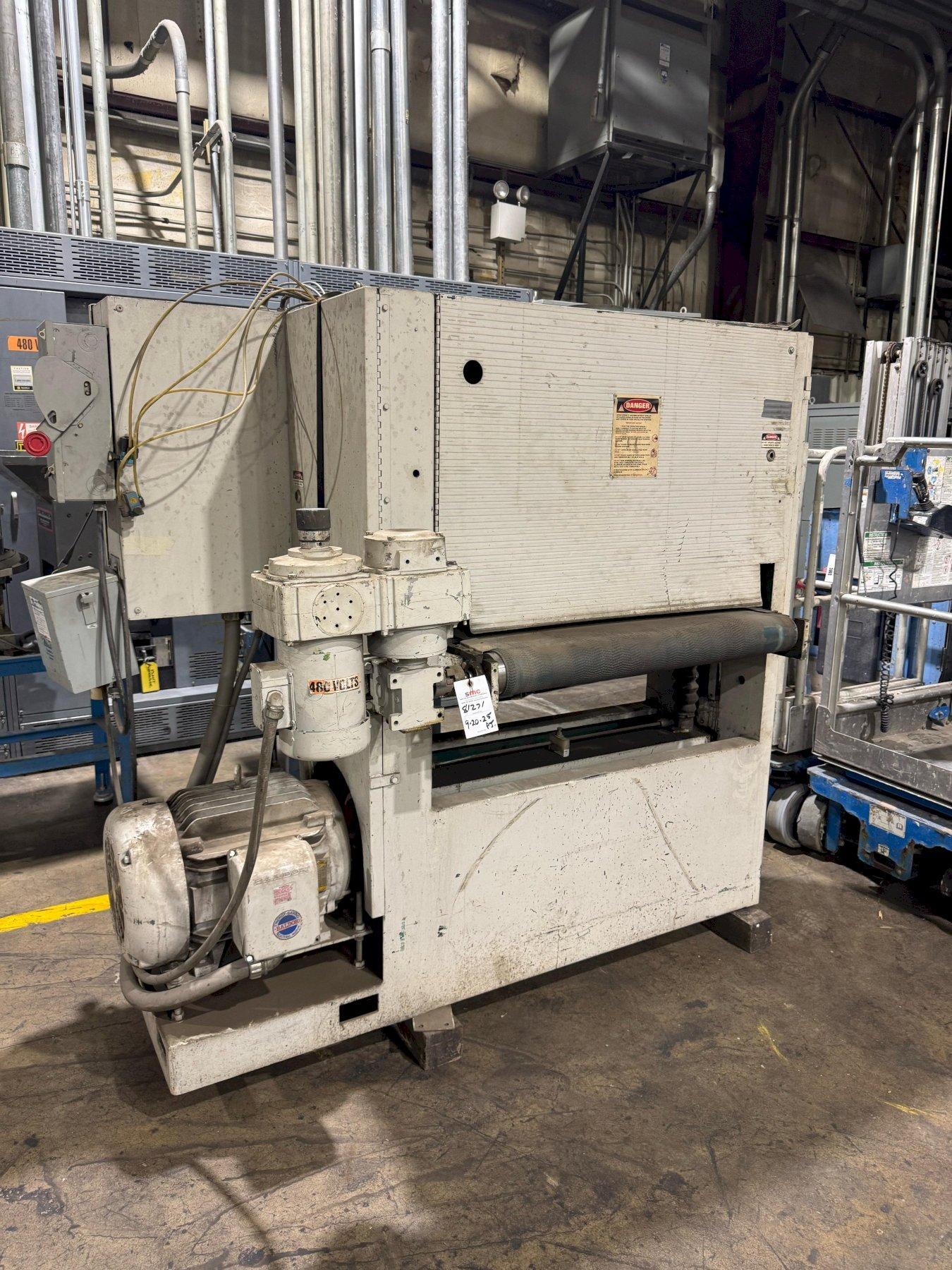 (1) PREOWNED TIMESAVER WIDE BELT SANDER, MODEL #: 137-1 HDM, S/N: 17162, YEAR: 1985