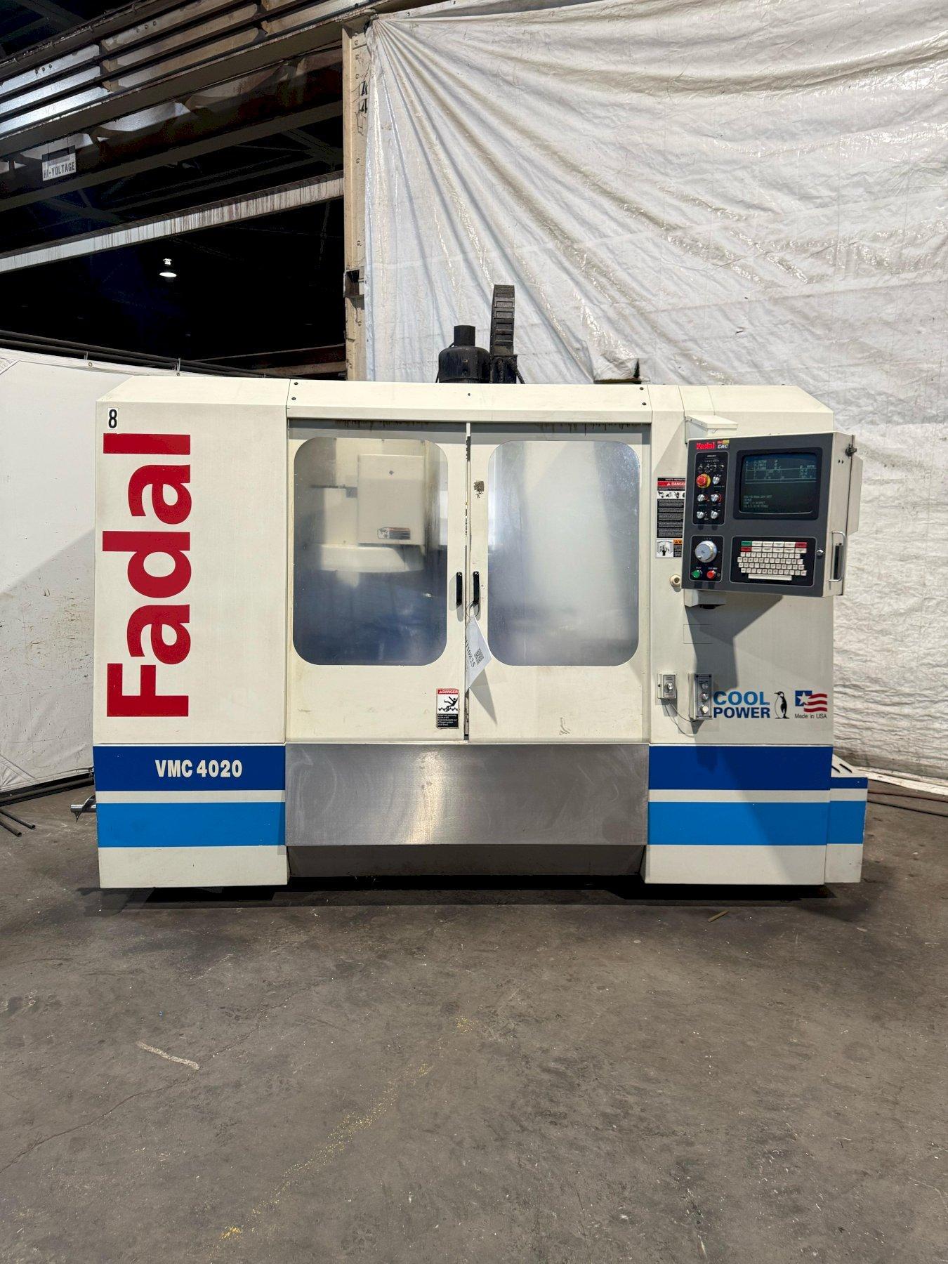 FADAL 4020-HT CNC VERTICAL MACHINING CENTER-2001. STOCK # 1110825