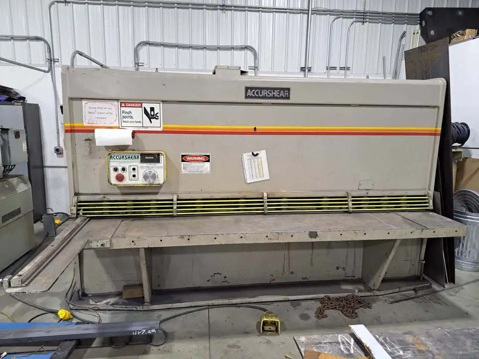 1/4" 10' ACCURSHEAR MODEL 825010 HYDRAULIC POWER SHEAR