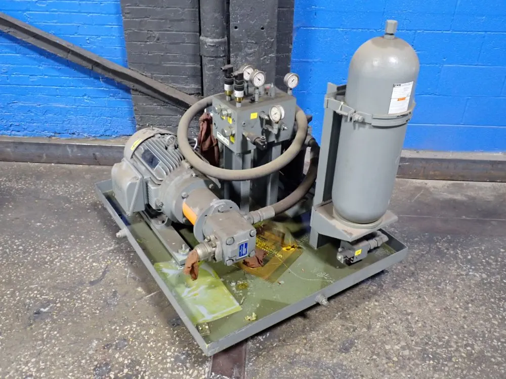PARKER/NFP 15 HP HYDRAULIC UNIT  -  35V-30-A-1-A-20