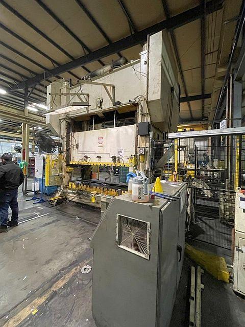300 ton Eagle SC2-300-108-48 Used Straight Side Stamping Press For Sale, Recondition in Process, Year 1995