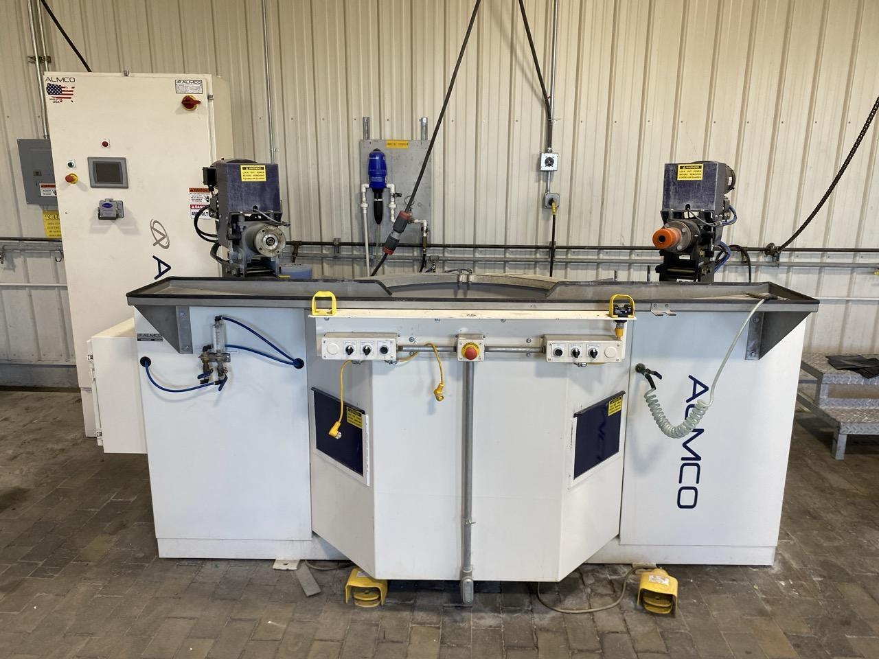 Almco 2SF-48CRA-1 Spindle Finishing Machine, 2018 – Dual Spindle Industrial Deburring System