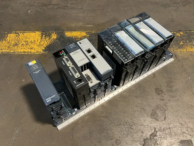GENERAL ELECTRIC RX3I 12 SLOT BACKPLANE W/MODULES  -  IC695CHS012-CA