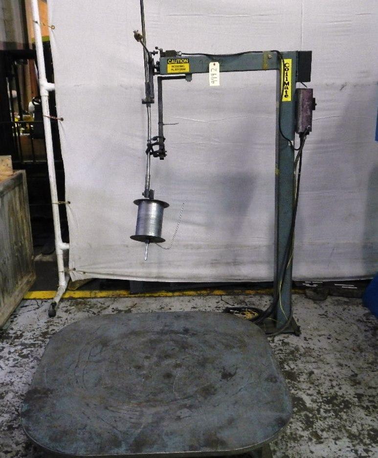 6000 LB. COILMATE MODEL CM6048 PALLET UNCOILER