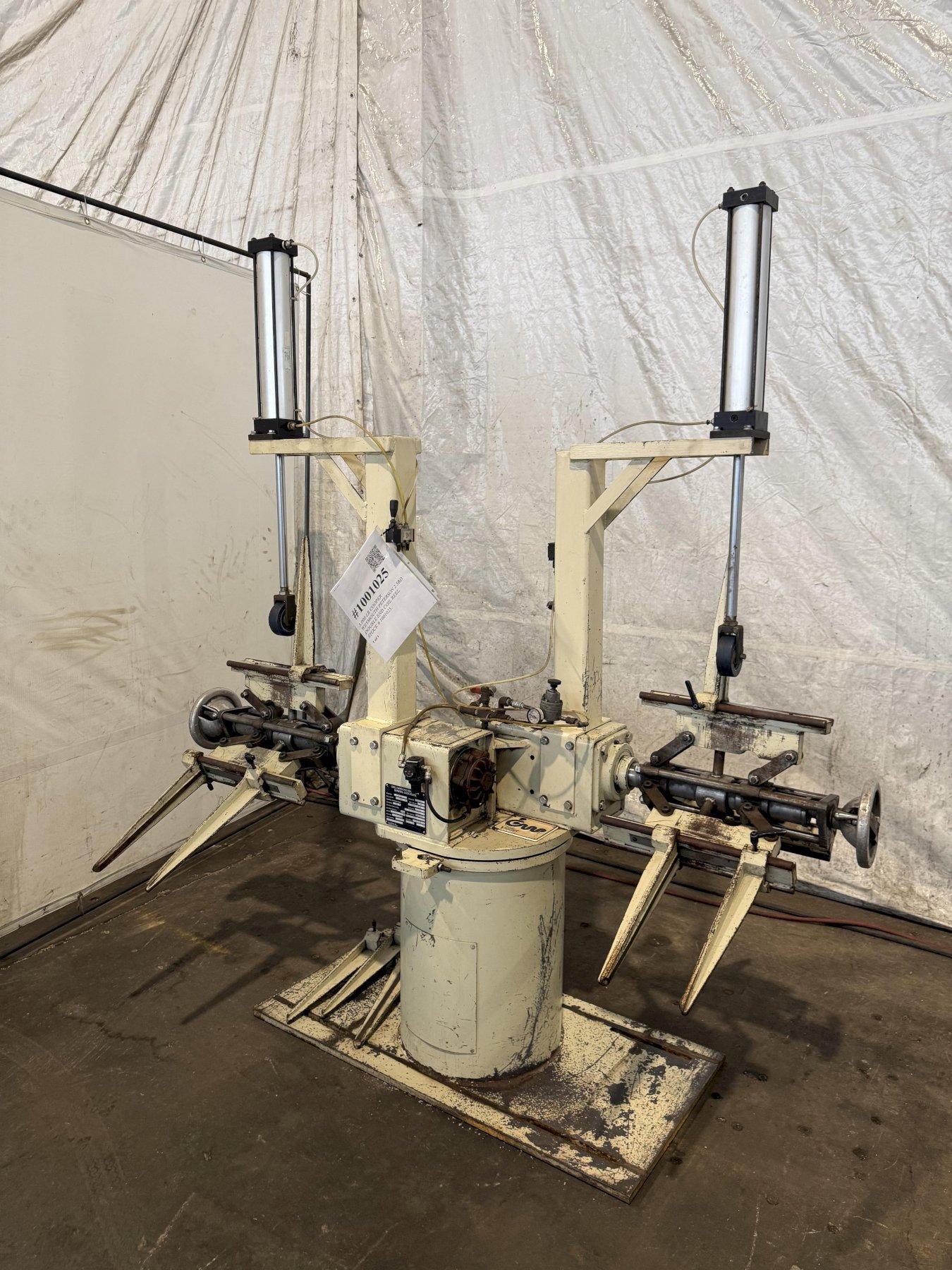 3,000 LB COOPER WEYMOUTH PETERSON 2.5RD DOUBLE END COIL REEL. STOCK # 1001025.