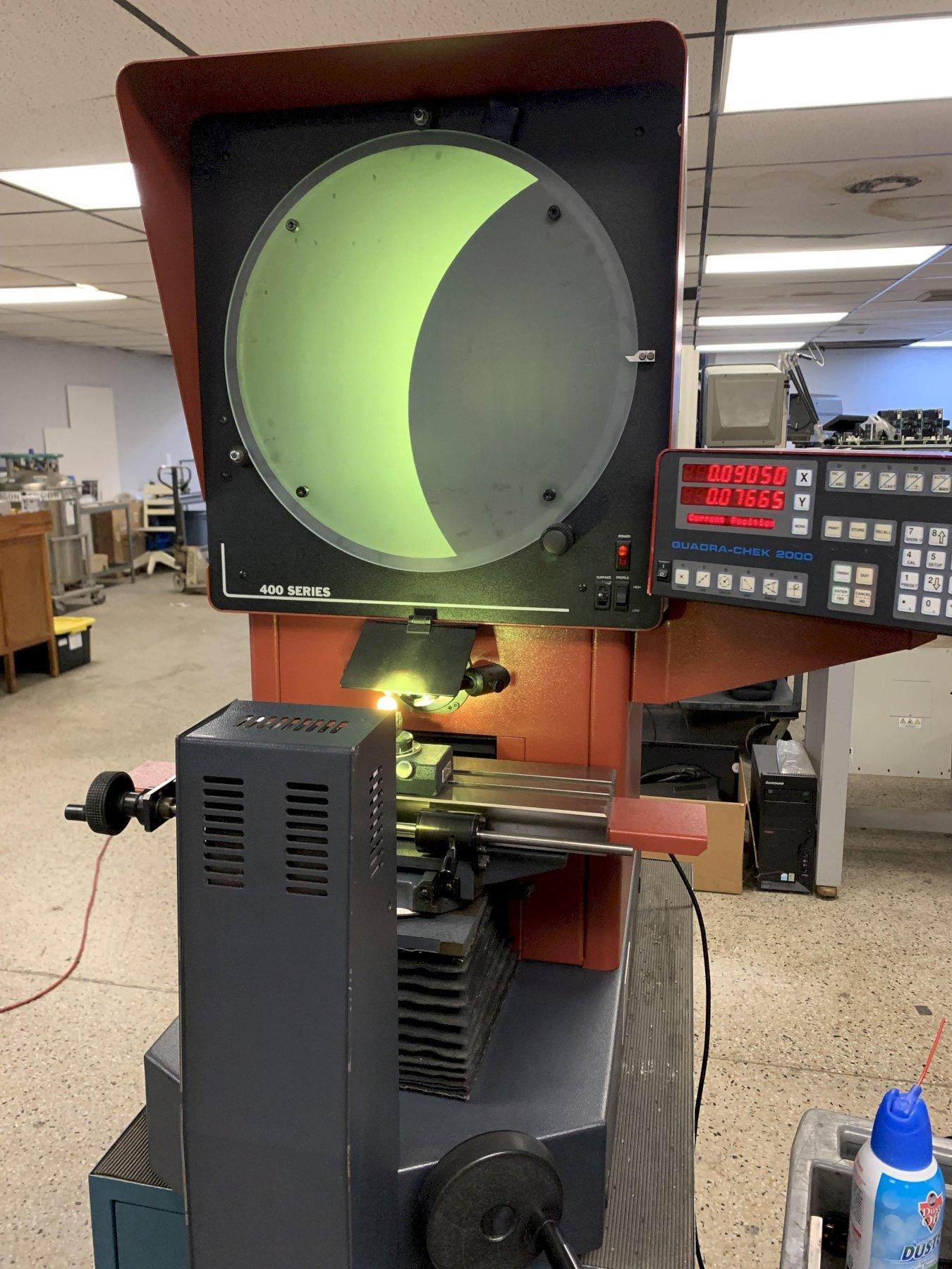 16" STARRETT Model HB400 Horizontal Bench Top Optical Comparator, S/N 51293.