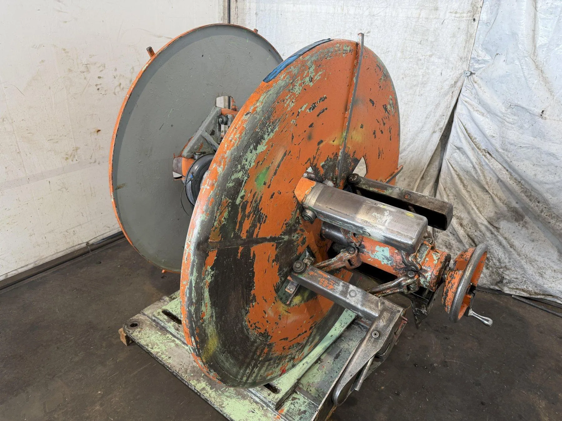 2,500 LB X 12" LITTELL MODEL #25 DOUBLE END PULL OFF COIL REEL UNCOILER : YOBRO 25244