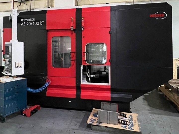 2017 WEISSER UNIVERTOR AS90/400L RT CNC LATHE