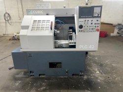 Cubic PLG-42 CNC Gang-Style Lathe, Fanuc 0i, 6