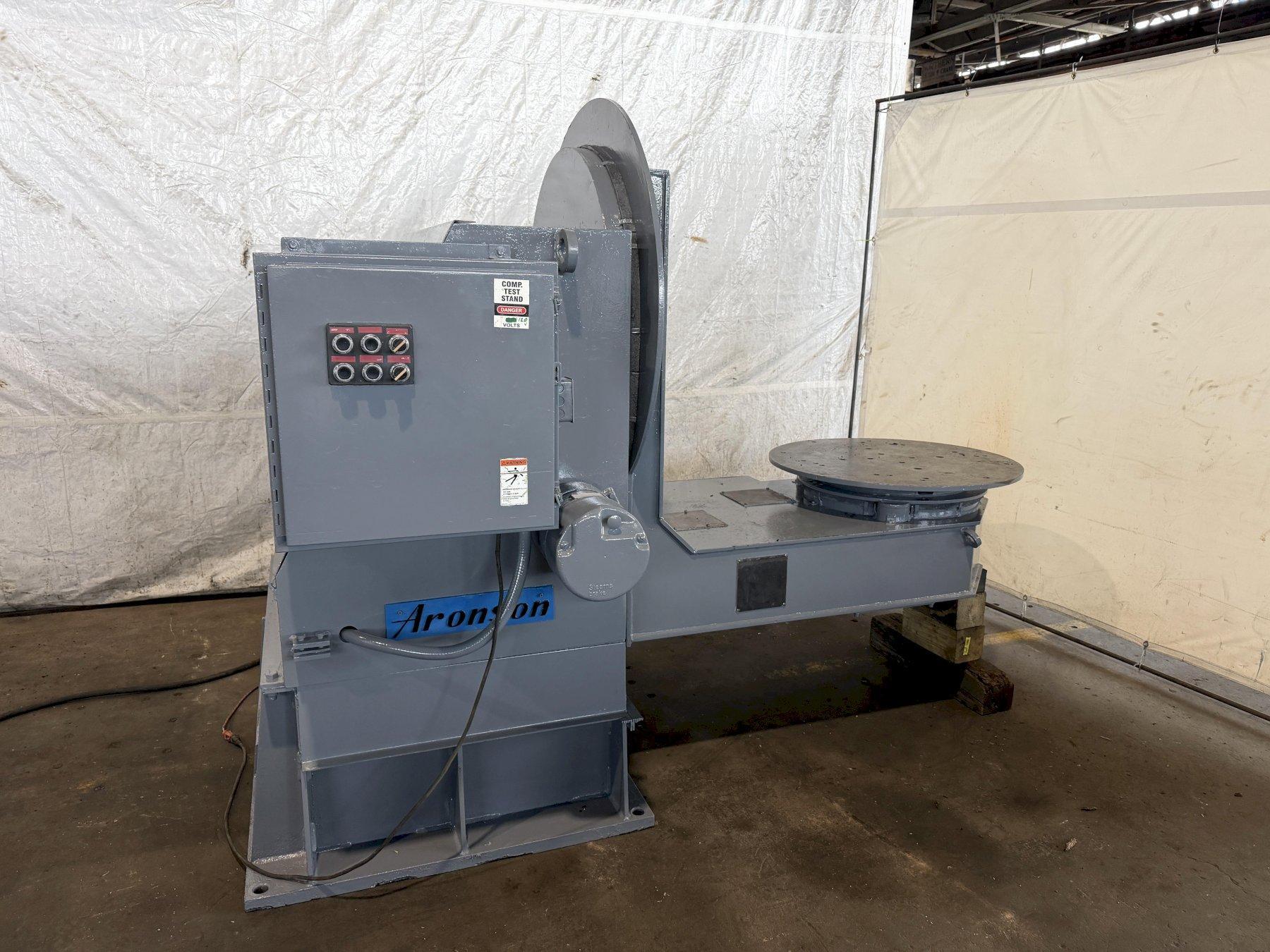 2,500 LB ARONSON SKYHOOK 360 DEGREE TILT/ROTATE WELDING POSITIONER. STOCK # 0874526