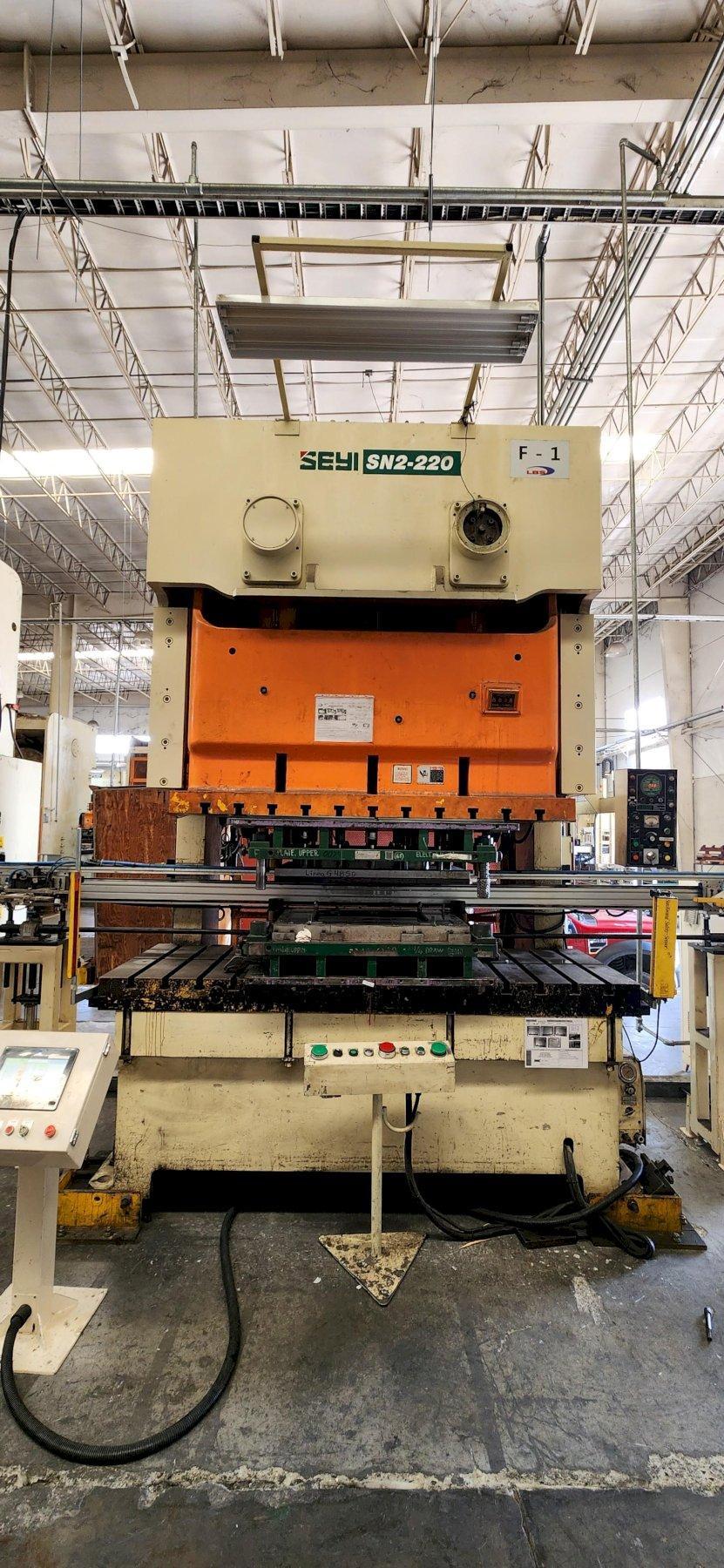 220 Ton Seyi Gap Press (3 Available)