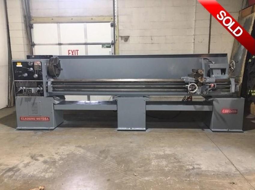 20" X 120" CLAUSING METOSA MODEL #C20124SS ENGINE LATHE
