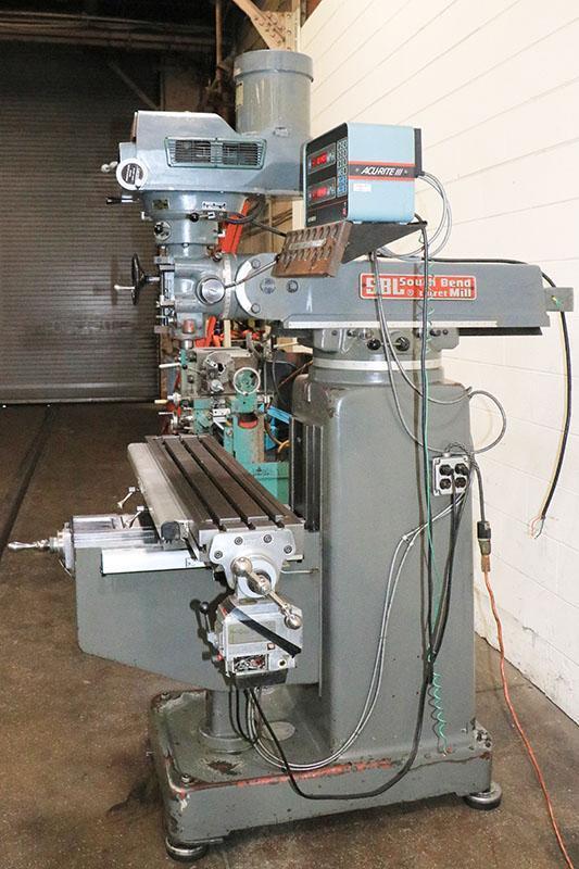 SOUTH BEND VARIABLE SPEED VERTICAL MILL, MODEL 3VH