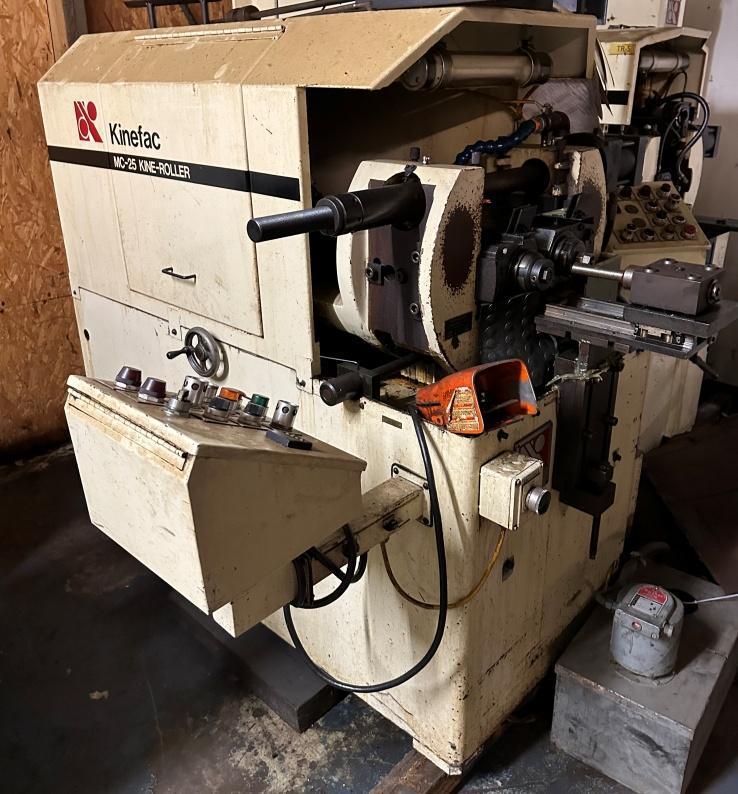 KINEFAC MC 25 THREAD ROLLING MACHINE