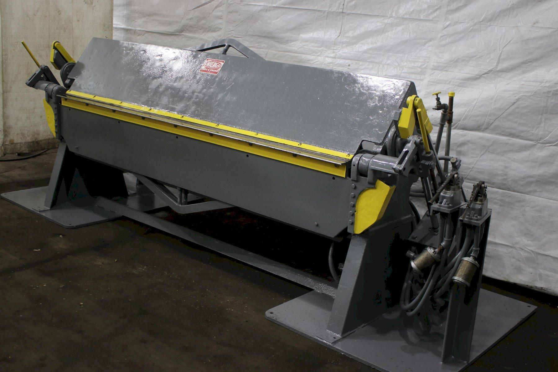 8' X 12 GA DRIES & KRUMP APRON BRAKE WITH AIR ASSIST: STOCK #76393