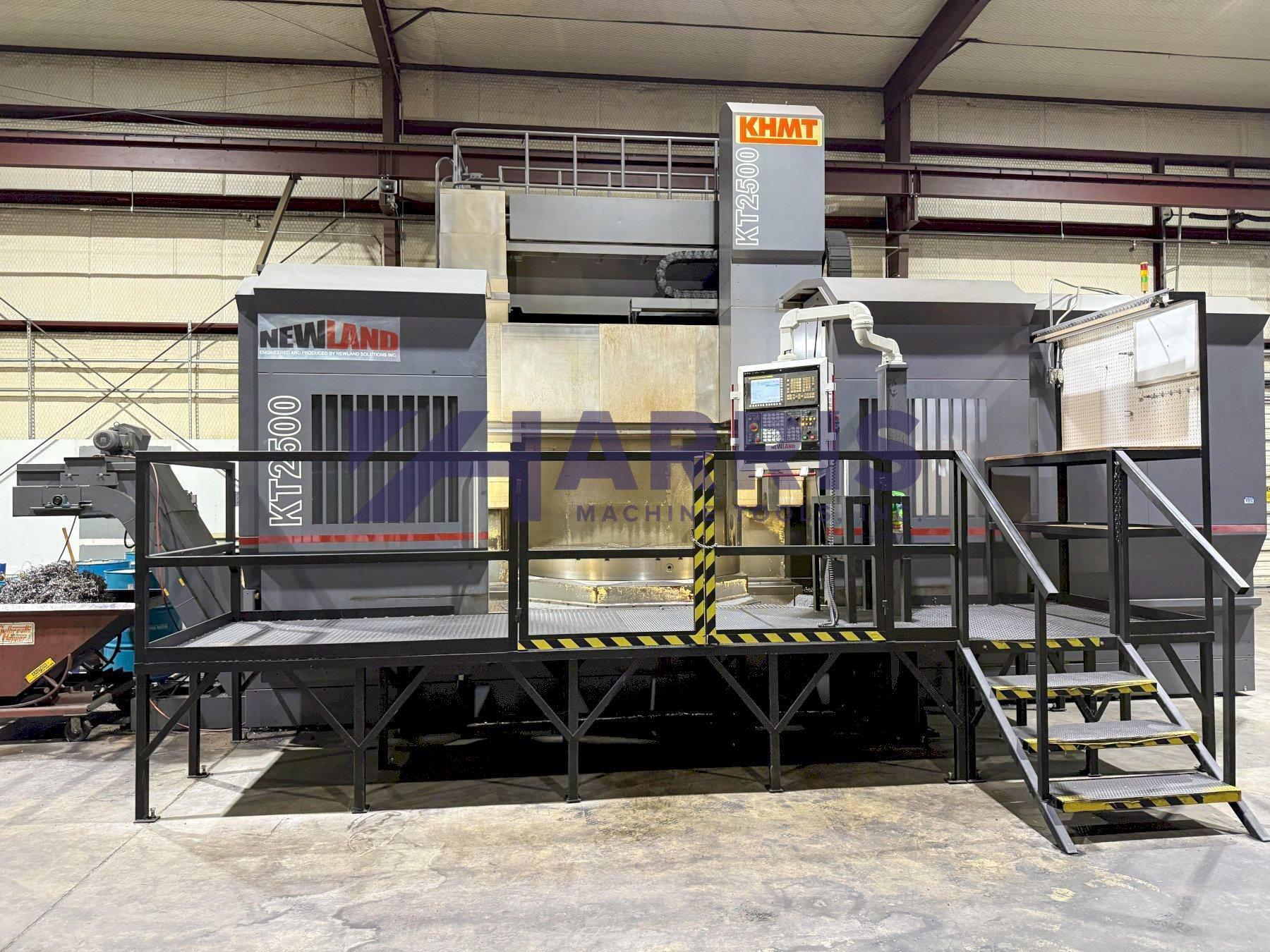 78" NEWLAND CNC VERTICAL BORING MILL WITH 63" TURNING HEIGHT, 2010