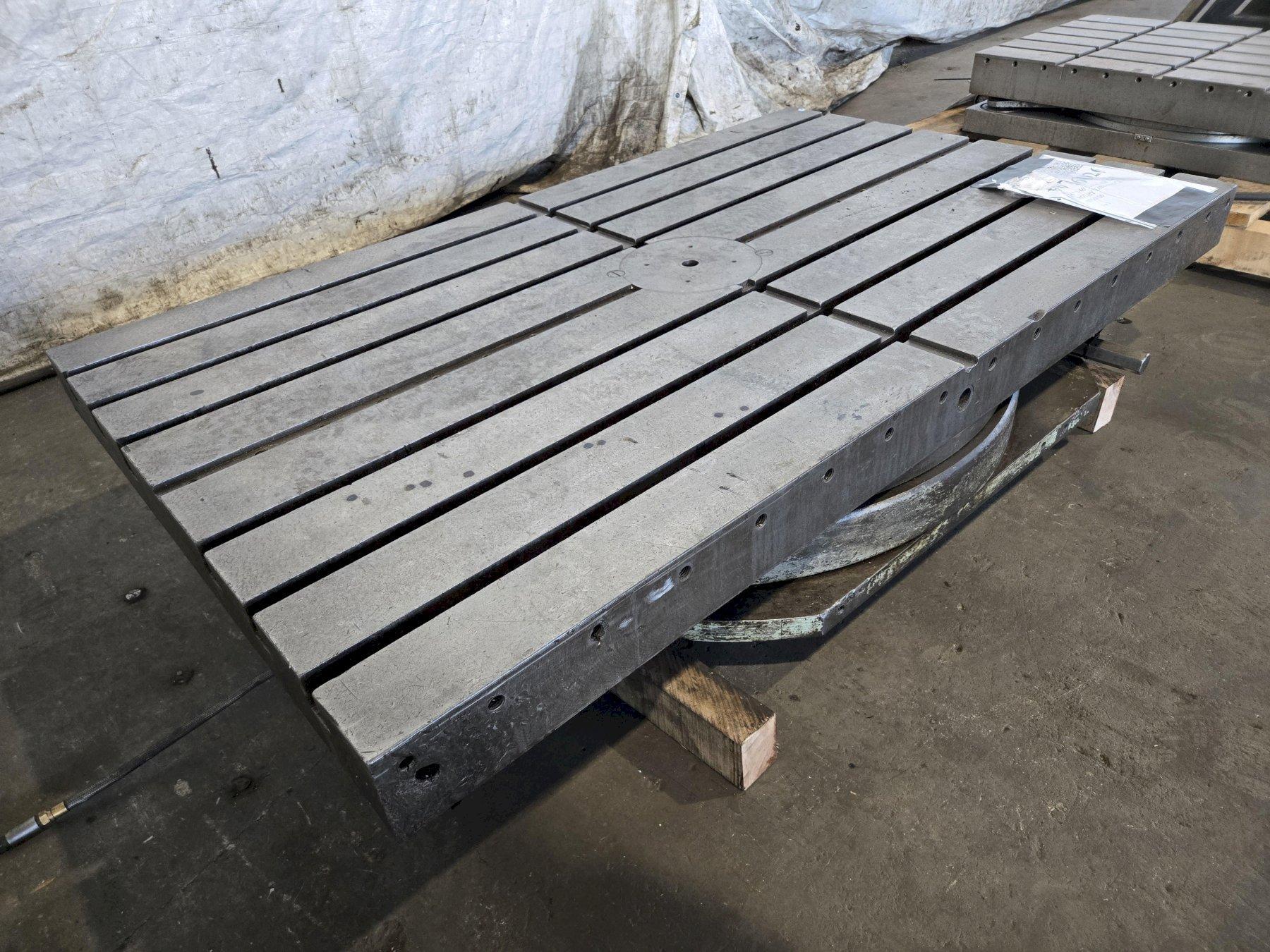 36" X 60" LUCAS AIR LIFT ROTARY TABLE. STOCK # 0756026