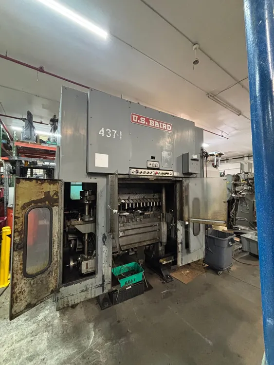 US Baird 4L37 Transfer Press 14 Op Die Set 3 Row Stagger Feed