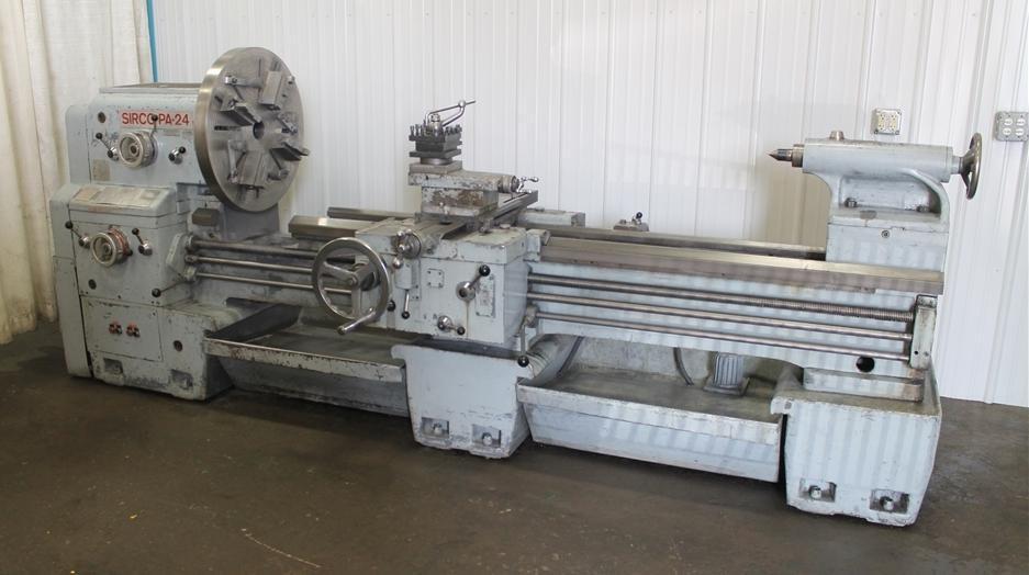 28" X 86" SIRCO MODEL PA-24 GAP BED ENGINE LATHE: STOCK #61351
