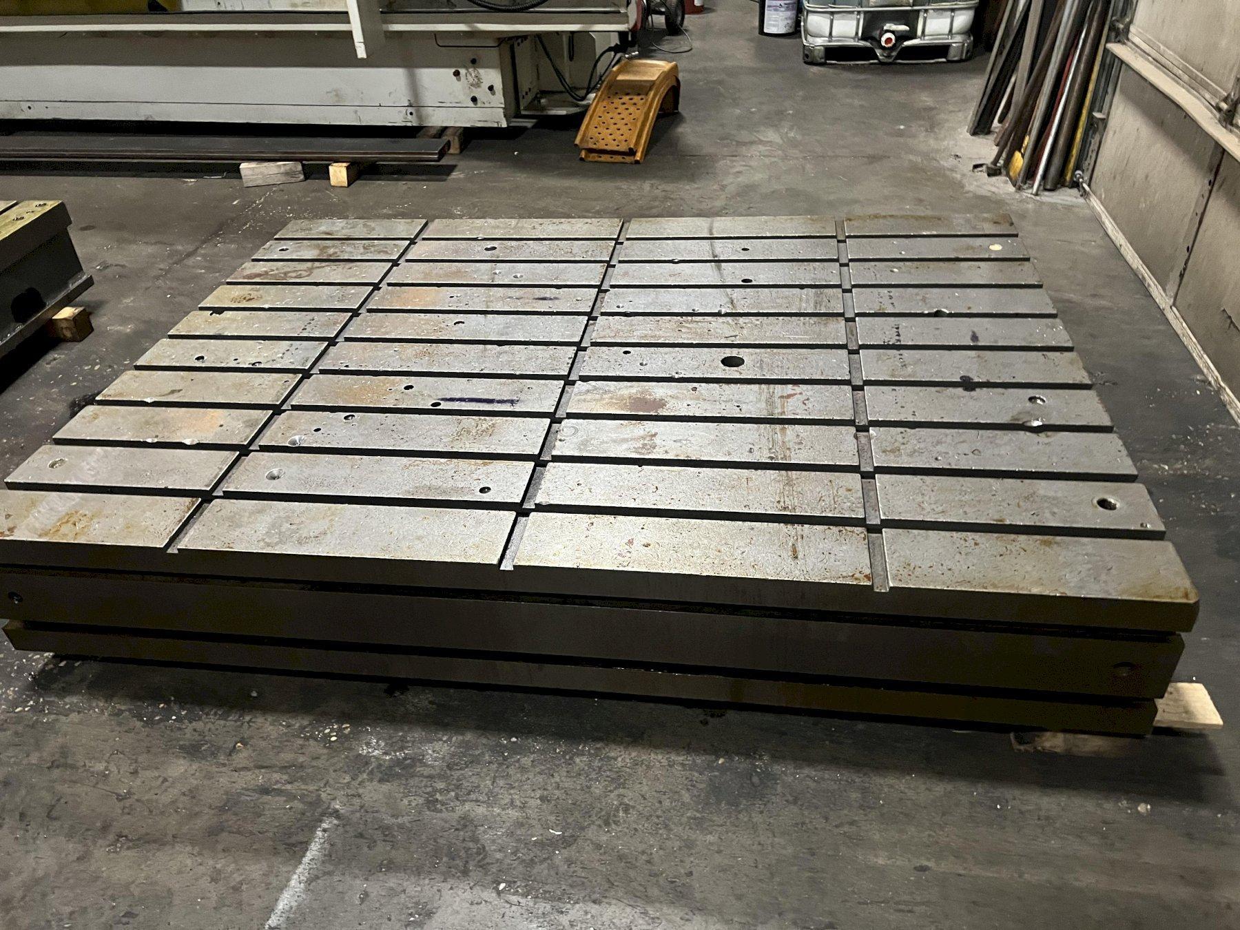 5' x 7' x 12" T-SLOTTED FLOOR PLATE.