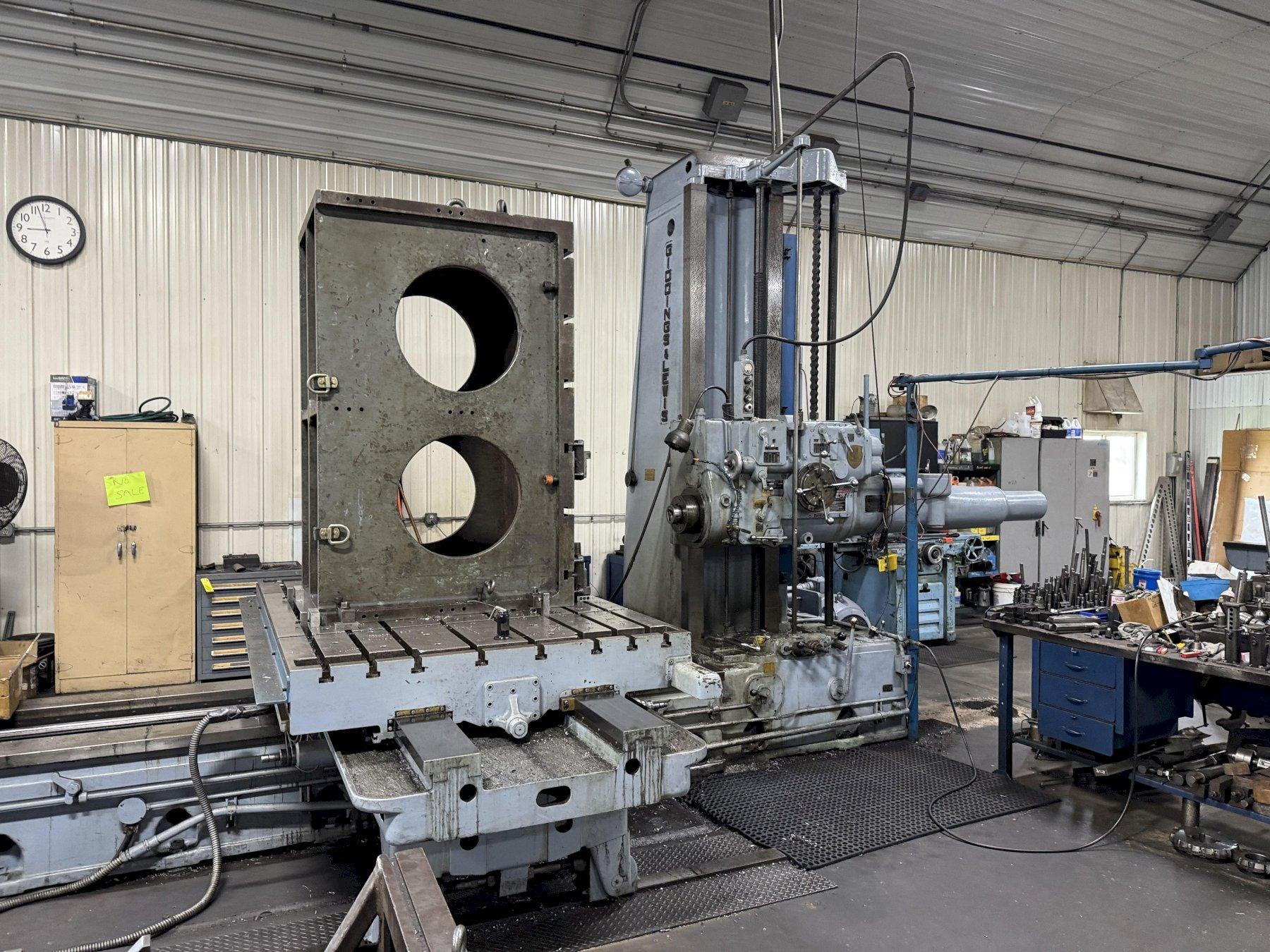 5" Giddings & Lewis Model 350T Table Type Horizontal Boring Mill