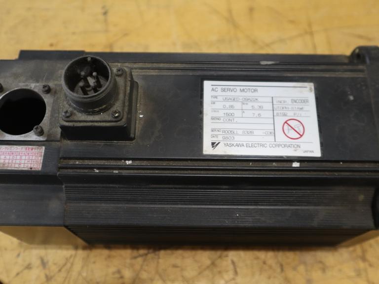 Yaskawa Servo Motor USAGED-09A22K- Auction Item