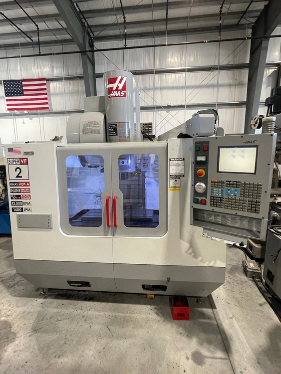 HAAS VF-2SS CNC VERTICAL MACHINING CENTER SUPER SPEED USA