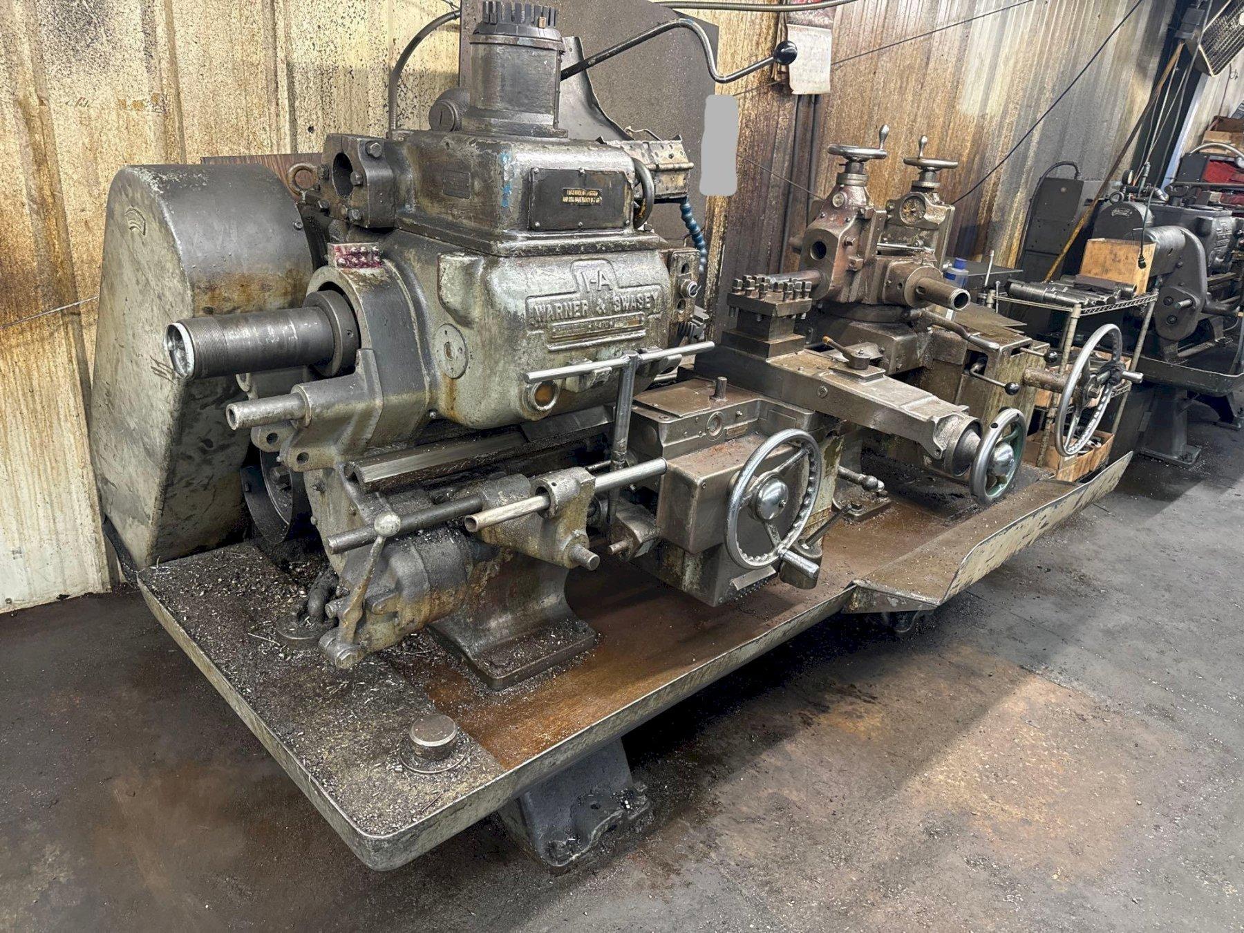 WARNER & SWASEY 1-A TURRET LATHE. STOCK # 1227324.