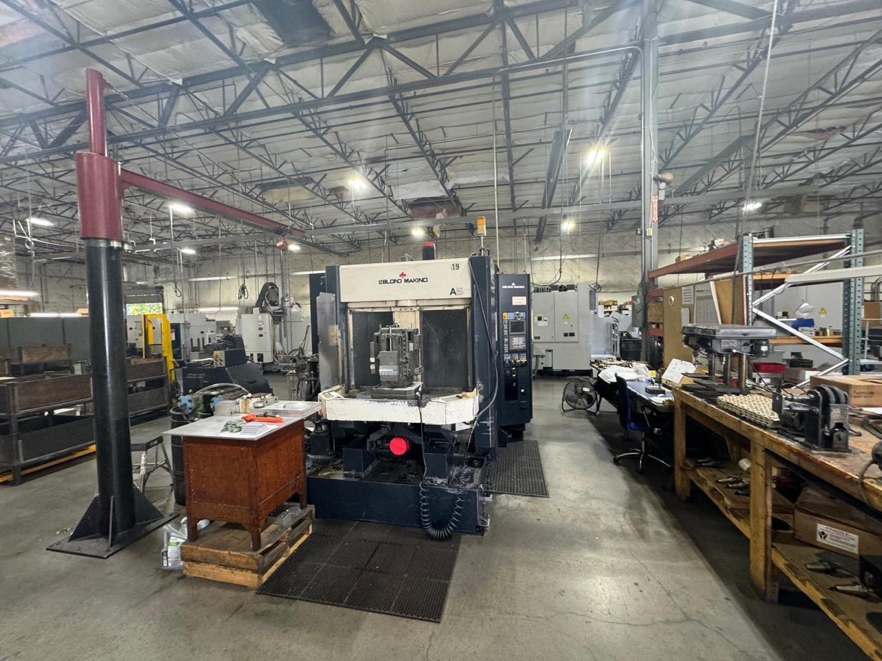 Leblond Makino A55 HMC, 1994 – Full 4th Indexing, Chip Conveyor